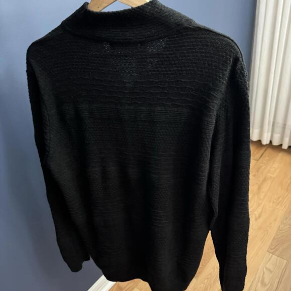 Luca Nobili, Grey Wool Blend Quarter Zip Sweater, Made in Italy, Mens Large - Picture 3 of 7